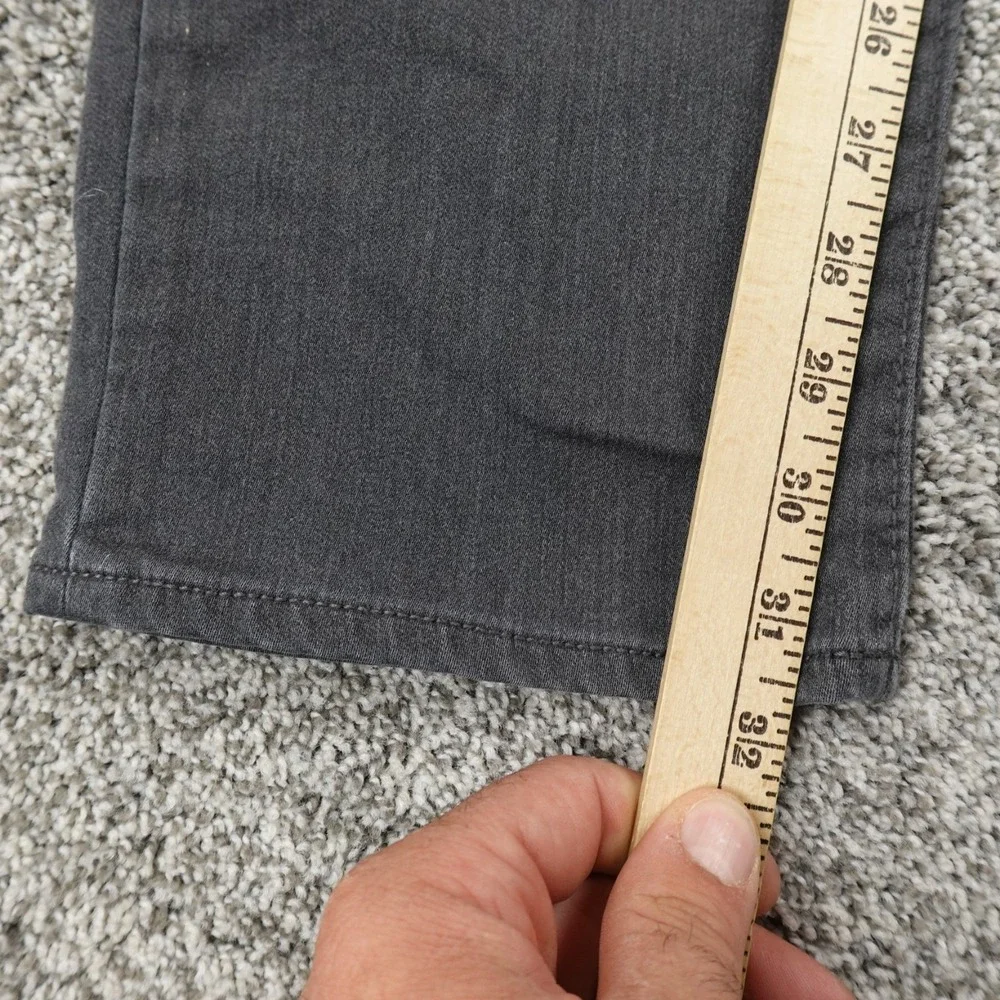 Banana Republic Jeans Mens 34X32 Black Denim Pants Traveler Slim Stretch Preppy‎